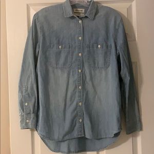 Madewell denim button up
